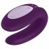 Satisfyer Double Joy - Smart, Rechargeable, Waterproof Couples Vibrator (Purple) 