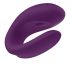 Satisfyer Double Joy - Smart, Rechargeable, Waterproof Couples Vibrator (Purple) 