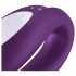 Satisfyer Double Joy - Smart, Rechargeable, Waterproof Couples Vibrator (Purple) 