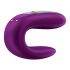 Satisfyer Double Fun - Smart Waterproof Couples Vibrator (Purple) 