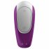 Satisfyer Double Fun - Smart Waterproof Couples Vibrator (Purple) 