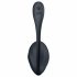 Satisfyer Ribbed Petal - Remote Control Vibrating Egg (Black)