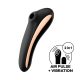 Satisfyer Dual Kiss - Rechargeable Vaginal and Clitoral Vibrator (Black) 