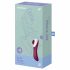 Satisfyer Dual Crush - Rechargeable Vaginal and Clitoral Vibrator (Red) 