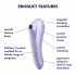 Satisfyer Dual Pleasure - Smart Air-Pulse 2-in-1 Vibrator (Purple) 