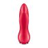 Satisfyer Rotator Plug 1 - Rechargeable, Beaded Anal Vibrator (Red) 