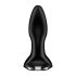 Satisfyer Rotator Plug 2 - Rechargeable Beaded Anal Vibrator (Black) 