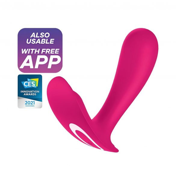 Satisfyer Top Secret - Smart Dual-Motor Vibrator (Pink) 