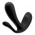 Satisfyer Top Secret Plus - Smart Triple Arm Vibrator (Black) 