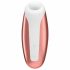 Satisfyer Love Breeze Waterproof Clitoral Vibrator (Peach) 