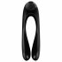 Satisfyer Candy Cane - Rechargeable, Waterproof Double-Ended Vibrator (Black) 