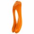 Satisfyer Candy Cane - Rechargeable, Waterproof Dual Vibrator (Orange) 