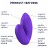 Satisfyer Love Riot - Rechargeable, Waterproof Finger Vibrator (Purple) 