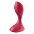 Satisfyer Backdoor Lover - Rechargeable, Waterproof Anal Vibrator (Red) 