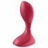 Satisfyer Backdoor Lover - Rechargeable, Waterproof Anal Vibrator (Red) 