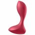 Satisfyer Backdoor Lover - Rechargeable, Waterproof Anal Vibrator (Red) 