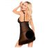 Penthouse After Sunset - Sheer Babydoll and Thong (Black) 