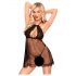 Lace Strap Babydoll and Thong Set (Black) - Penthouse Libido Boost  - L/XL