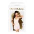 Penthouse Casual Seduction - Lace Nightgown and Thong (White) 