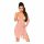 Penthouse Sweet Beast - Rose Babydoll and Thong (Pink)  - M/L