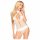 Penthouse Perfect Lover - Halterneck Body (White)  - M/L