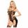 Penthouse Bomb Squad - Spicy Mesh Bodysuit Set (Black)  - XL