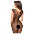 Wild Catch Sleeveless Fishnet Bodysuit (Black) 