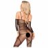 Penthouse "Under Arrest" Open Jumpsuit (Black)  - XL