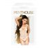 Penthouse Eye of the Storm - Floral Mesh Set (White) 