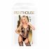 Penthouse Love Bud - Lace Open Mesh Set (Black) 