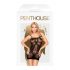 Penthouse Above & Beyond - Mesh Fishnet Dress (Black)  - XL