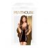 Penthouse Juicy Poison - Strappy Mini Dress (Black) 