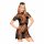 Penthouse Poison Cookie - Lace Dress, Thong, and Hair Accessory (Black) 