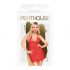 Penthouse Sleepwear Set - Nightgown & Thong (Red)  - M/L