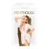 Penthouse Hypnotic Power - Lace Short Robe and Thong (White) 