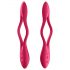 Satisfyer Elastic Joy - Rechargeable, Flexible Couple's Vibrator (Red)