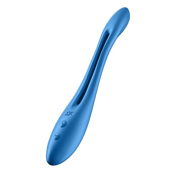 Satisfyer Elastic Game - Rechargeable, Flexible Couples Vibrator (Blue) 