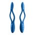 Satisfyer Elastic Game - Rechargeable, Flexible Couples Vibrator (Blue) 