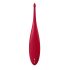 Satisfyer Twirling Fun - Rechargeable, Waterproof Clitoral Vibrator (Red) 