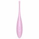 Satisfyer Twirling Joy - Smart Waterproof Clitoral Vibrator (Pink) 