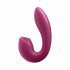 Satisfyer Sunray - Rechargeable Air Pulse 2in1 Vibrator (Red) 