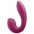 Satisfyer Sunray - Rechargeable Air Pulse 2in1 Vibrator (Red) 