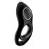 Satisfyer Legendary Duo - Rechargeable Vibrating Cock Ring (Black) 