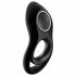 Satisfyer Legendary Duo - Rechargeable Vibrating Cock Ring (Black) 