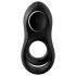 Satisfyer Legendary Duo - Rechargeable Vibrating Cock Ring (Black) 