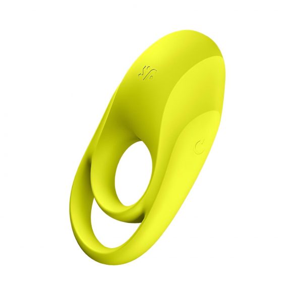 Satisfyer Spectacular - waterproof vibrating penis ring (yellow)