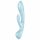 Satisfyer Triple Oh - rechargeable, clitoral arm vibrator (blue)