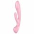 Satisfyer Triple Oh - Rechargeable Clitoral Vibrator (Pink) 