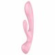 Satisfyer Triple Oh - Rechargeable Clitoral Vibrator (Pink) 