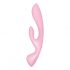 Satisfyer Triple Oh - Rechargeable Clitoral Vibrator (Pink) 